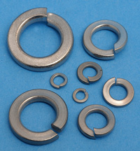 thumbnail image 2 of Fastenova 1/4" Medium Split Lock Washers – Stainless Steel Plain Finish 2 of 6