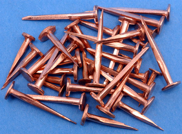 cut copper tacks